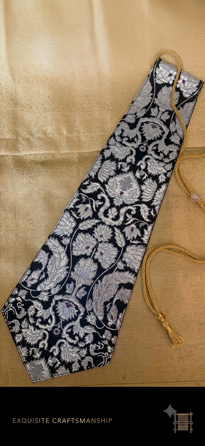 Silk Tie in Kimkhwab
